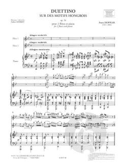 Duettino Hongrois Opus 36 von Franz Doppler 