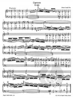 Ausgewählte Werke für Tasteninstrumente von Johann Joseph Fux 