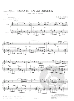 Sonate en Mi Mineur von Georg Friedrich Händel 