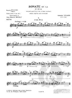 Sonate en la (Fxv 4) von Antonio Vivaldi 