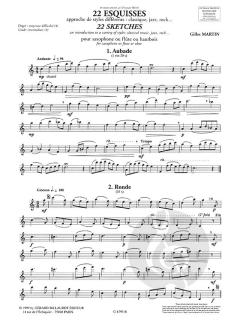 22 Esquisses von Gilles Martin 