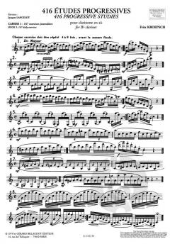 416 Etudes Progressives Vol. 1 von Fritz Kröpsch 