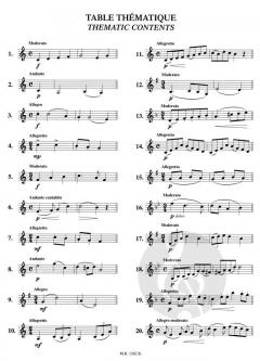 20 Etudes Faciles von Jacques Lancelot 