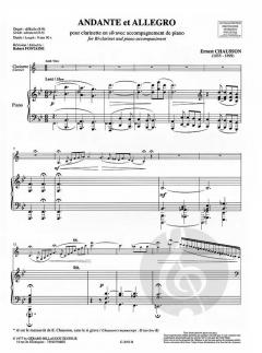 Andante et Allegro von Ernest Chausson 