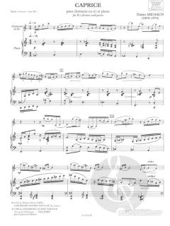 Caprice von Darius Milhaud 