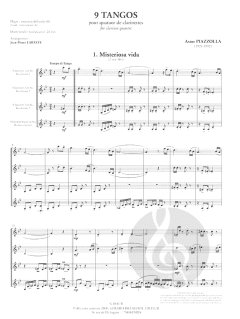9 Tangos von Astor Piazzolla 