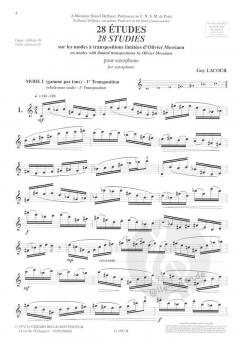 28 Etudes von Guy Lacour 