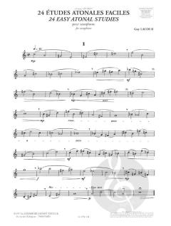24 Etudes Atonales Faciles von Guy Lacour 