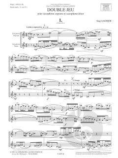 Double Jeu von Guy Lacour 