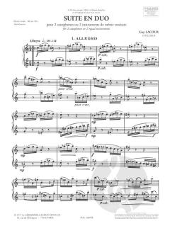 Suite en Duo von Guy Lacour 
