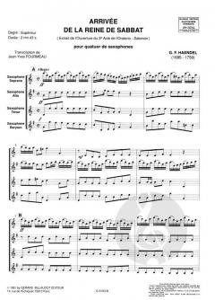 Arrivee de la Reine de Sabbat von Georg Friedrich Händel 