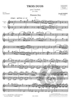 Trois Duos von Joseph Haydn 