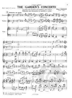 The Garden'S Concerto von Henri Sauguet 