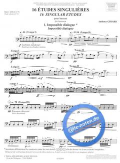 16 Etudes Singulieres (Anthony Girard) 