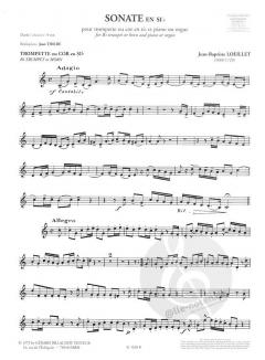 Sonate in B-Dur von Jean Baptiste Loeillet de Gant 