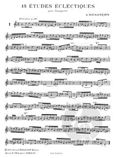 15 Etudes Eclectiques von André Besançon 