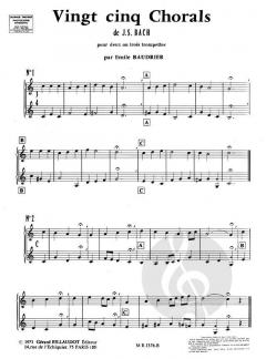 25 Chorals von Johann Sebastian Bach 