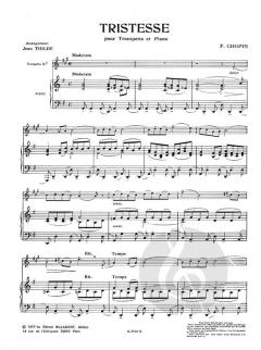 Tristesse von Frédéric Chopin 