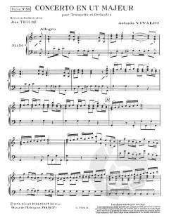 Concerto en Ut Majeur von Antonio Vivaldi 