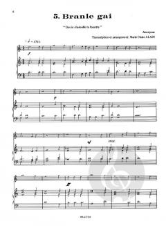 7 Danceries de la Renaissance Francaise von Claude Gervaise 