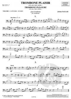 Trombone Plaisir Vol. 1 von Jérôme Naulais 
