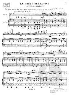 La Ronde des Lutins von Antonio Bazzini 