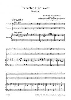 Fürchtet euch nicht BuxWV 30 von Dietrich Buxtehude 