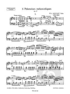 12 Polonaisen von Wolfgang Amadeus Mozart 
