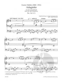 Adagietto aus der 5. Symphonie von Gustav Mahler 