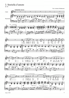 Puccini: Canti per voce e pianoforte von Giacomo Puccini 