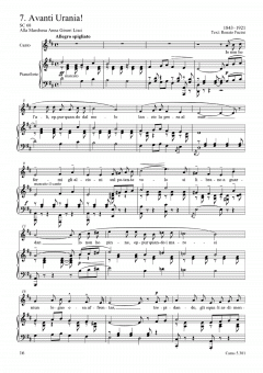 Puccini: Canti per voce e pianoforte von Giacomo Puccini 