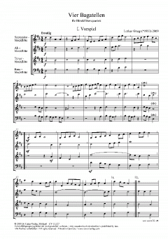 Graap: Vier Bagatellen (Lothar Graap) 