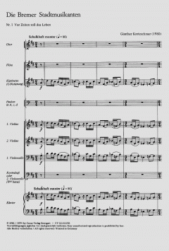 Die Bremer Stadtmusikanten (Günther Kretzschmar) 