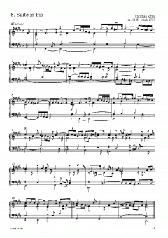Notenband zur Cembaloschule von J. Trinkewitz 
