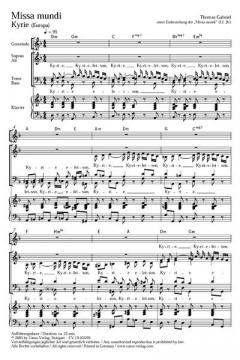 Missa mundi von Thomas Gabriel 