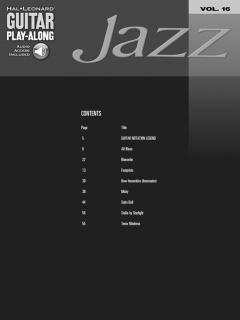 Guitar Play-Along Vol. 16: Jazz 