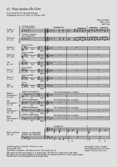 Nun danket alle Gott SWV 418 (op. 12 no. 21) (Heinrich Schütz) 