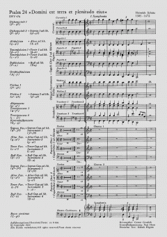 Domini est terra (Gottes ist der Erdkreis) (Heinrich Schütz) 