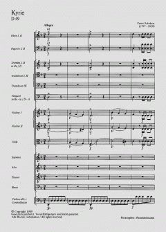 Kyrie für eine Messe in d-Moll D 49 (Franz Schubert) 