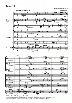 Zwei Fanfaren BoWV 237 (Helmut Bornefeld) 