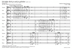 Ich habe dich je und je geliebet (Gottfried August Homilius) 