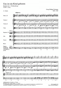 Uns ist ein Kind geboren (Georg Philipp Telemann) 
