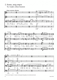 Fünf russische Volkslieder für Männerchor a cappella (Modest Mussorgski) 