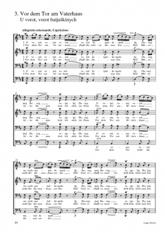 Fünf russische Volkslieder für Männerchor a cappella (Modest Mussorgski) 