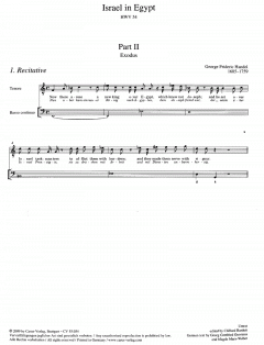 Israel in Egypt HWV 546 von Georg Friedrich Händel 