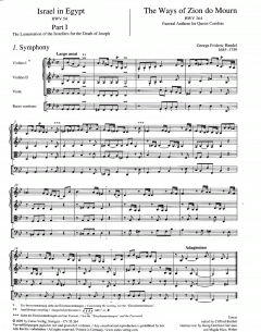 Israel in Egypt von Georg Friedrich Händel 