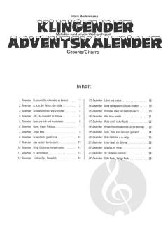 Klingender Adventskalender von Hans Bodenmann 