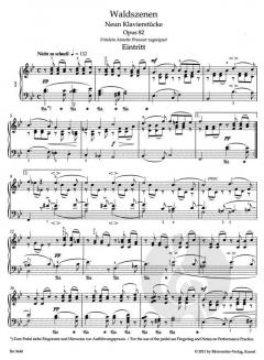 Waldszenen op. 82 (Forest Scenes) von Robert Schumann 