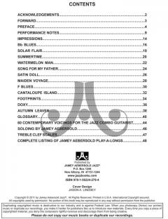 Easy Jazz Guitar von Jamey Aebersold 