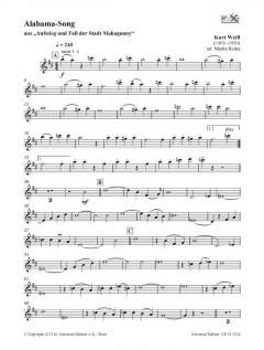 Songs for Flute and Piano von Kurt Weill 